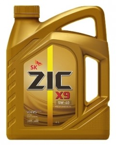 Моторное масло ZIC X9 5W40 4л
