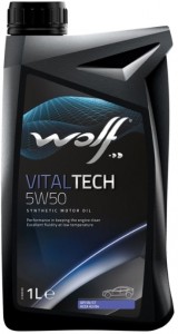 Моторное масло Wolf Vitaltech 5W50 1л