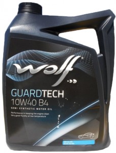 Моторное масло Wolf Guardtech 10W40 B4 4л