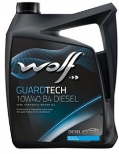 Моторное масло Wolf Guardtech 10W40 B4 Diesel 4л