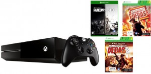Приставка Microsoft Xbox One 1Tb Black + Rainbow Six Siege + Rainbow Six Vegas + Rainbow Six Vegas 2 + Xbox Live: карта
