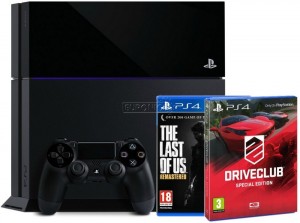 Приставка Sony PS4 1TB + Driveclub + LoU