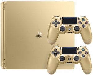 Приставка Sony PS4 Slim 500 Gb + Dualshock4 Gold