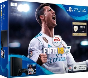 Приставка Sony PlayStation 4 Slim 1Tb+FIFA18