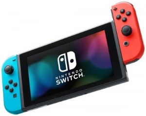 Приставка Nintendo Switch blue red + игра The Legend of Zelda: Breath of the Wild