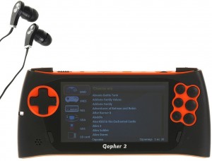 Портативная игровая приставка Sega Genesis Gopher 2 Orange + 500 игр