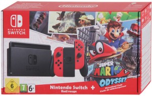 Портативная игровая приставка Nintendo Switch Red