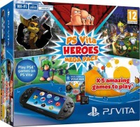 Портативная игровая приставка Sony PlayStation Vita 3G/Wi-Fi + Карта памяти 8Gb + Ваучер Mega Pack Heroes