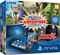 Портативная игровая приставка Sony Playstation Vita 2003 Slim Wi-Fi + карта памяти 8Gb + 5 игр Adventure Mega Pack