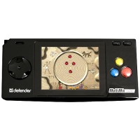 Портативная игровая приставка Defender MultiMix Lucky Black потертости