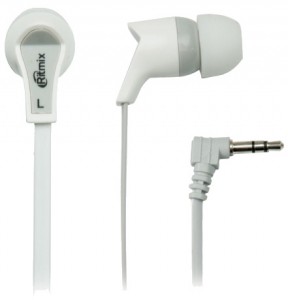 Проводные наушники Ritmix RH-013 White grey
