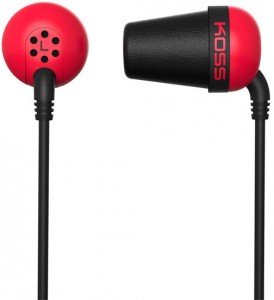 Проводные наушники Koss The Plug Red