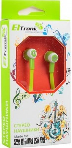 Проводные наушники Eltronic 4414 Green