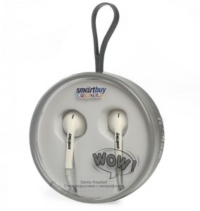 Проводные наушники SmartBuy WOW White