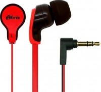 Проводные наушники Ritmix RH-183 Black red