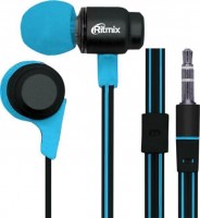 Проводные наушники Ritmix RH-185 Black blue