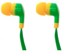 Проводные наушники Partner Positive Green yellow