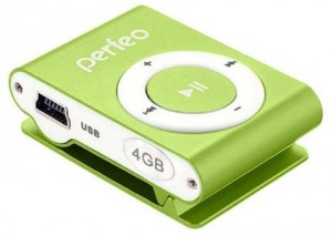 Flash MP3-плеер Perfeo Music Clip Titanium 4 Gb Green