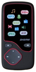 Flash MP3-плеер Digma Cyber 3L Black red