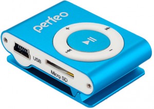 Flash MP3-плеер Perfeo Music Clip Titanium Blue