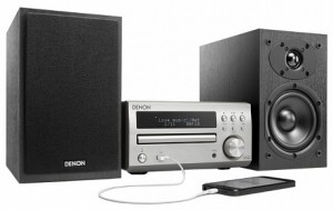 Микросистема Denon D-M40 Silver black