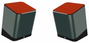Портативная стерео акустика Trendwoo Twins Grey orange