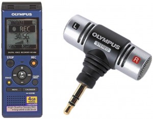 Диктофон Olympus WS-806 Blue + микрофон ME-51S