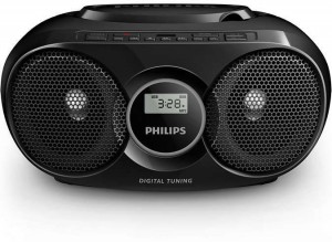 CD/кассетная магнитола Philips AZ318B/12 Black