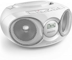 CD/кассетная магнитола Philips AZ318W/12 White