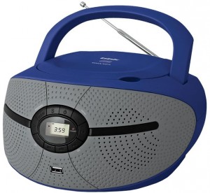 Магнитола BBK BX195U Blue grey