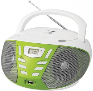 CD магнитола BBK BX193U White green