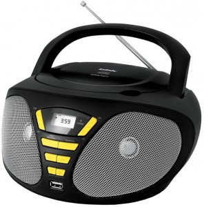 CD магнитола BBK BX180U Black yellow