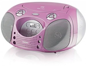 CD магнитола BBK BX110U Lilac silver