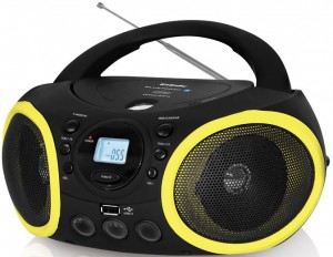 CD магнитола BBK BX150BT Black yellow