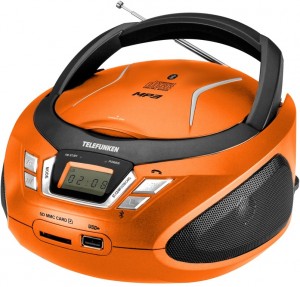 CD магнитола Telefunken TF-CSRP3495B Orange