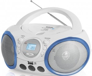 CD магнитола BBK BX150BT White blue