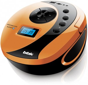 Магнитола BBK BS10BT Black orange