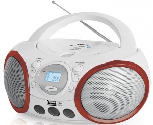 CD магнитола BBK BX150BT White red