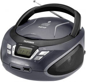 CD магнитола Telefunken TF-CSRP3495B Gray