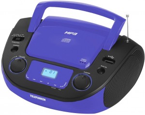 CD магнитола Telefunken TF-CSRP3481 Black blue