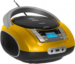 CD магнитола Telefunken TF-CSRP3448 Yellow