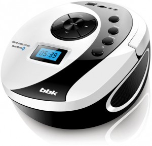 Магнитола BBK BS10BT White black