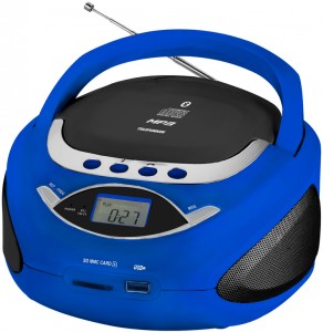 CD магнитола Telefunken TF-CSRP3494B Blue