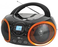 CD магнитола BBK BX100U Black/Orange