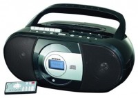 CD/кассетная магнитола Supra BB-CD108U черная
