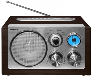 Переносной радиоприемник Telefunken TF-1638U Dark wood