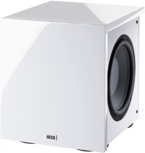 Домашний сабвуфер Heco Phalanx Micro 302A Piano white