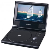 Портативный DVD-плеер Supra SDTV-715U Black