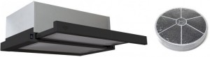 Вытяжка MBS Aralia 250 Black + Угольный фильтр MBS F-009