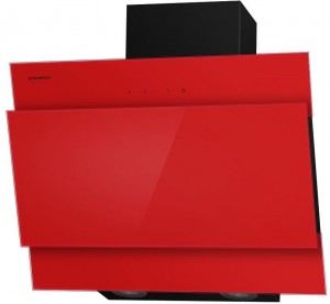 Вытяжка Maunfeld Tower Lux 60 Black red glass